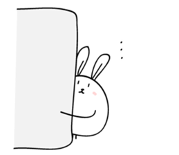 elastic rabbit sticker #3001683