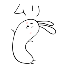 elastic rabbit sticker #3001684