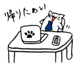 Neko Rieman are Working Now!! sticker #3001704