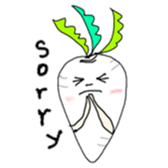 Radish-boy sticker #3002345
