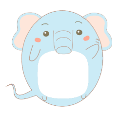 Speech balloon "Talking elephant"