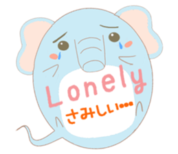 Speech balloon "Talking elephant" sticker #3002412