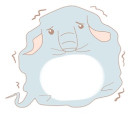Speech balloon "Talking elephant" sticker #3002429