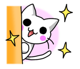 gentle cat 2 sticker #3002470