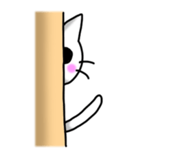 gentle cat 2 sticker #3002471