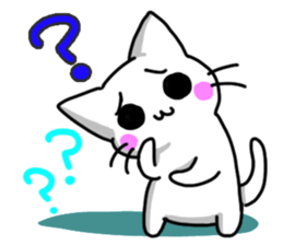 gentle cat 2 sticker #3002478