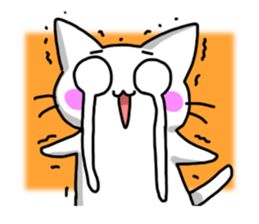 gentle cat 2 sticker #3002484