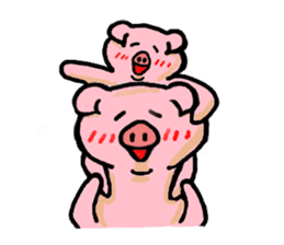 LOVELY PIG Vol.2 sticker #3002592