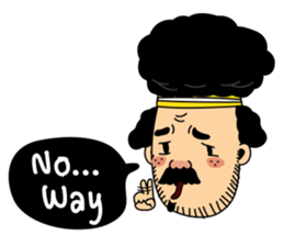 Retro man (English version) sticker #3002772