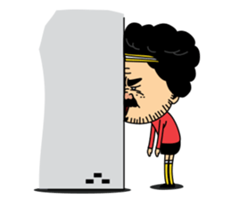 Retro man (English version) sticker #3002775