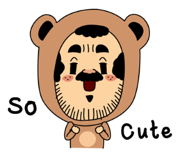 Retro man (English version) sticker #3002781