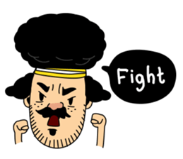 Retro man (English version) sticker #3002782