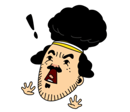 Retro man (English version) sticker #3002785