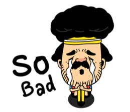 Retro man (English version) sticker #3002786