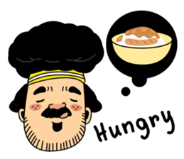 Retro man (English version) sticker #3002797