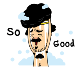 Retro man (English version) sticker #3002798