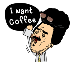 Retro man (English version) sticker #3002803