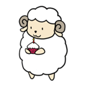 Tenacious Sheep sticker #3003334