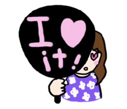 Fan Fan girls sticker #3003768