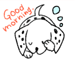 Dalmatian stamp sticker #3003891