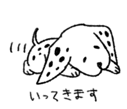 Dalmatian stamp sticker #3003894