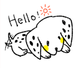 Dalmatian stamp sticker #3003896