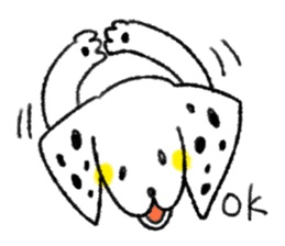 Dalmatian stamp sticker #3003903