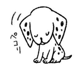 Dalmatian stamp sticker #3003908