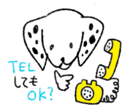 Dalmatian stamp sticker #3003910