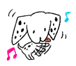 Dalmatian stamp sticker #3003915