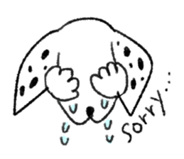 Dalmatian stamp sticker #3003916