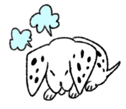 Dalmatian stamp sticker #3003920