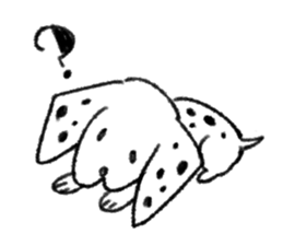 Dalmatian stamp sticker #3003924