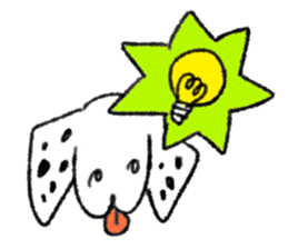 Dalmatian stamp sticker #3003925