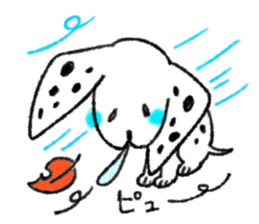 Dalmatian stamp sticker #3003928