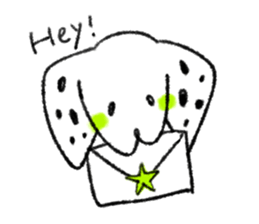 Dalmatian stamp sticker #3003930