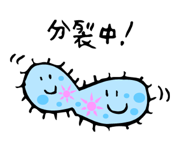 Mr. slipper animalcule and Miss.Euglena sticker #3004179