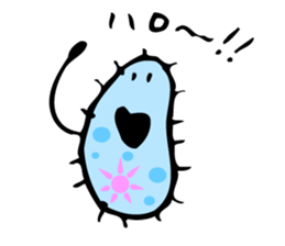 Mr. slipper animalcule and Miss.Euglena sticker #3004181