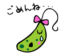 Mr. slipper animalcule and Miss.Euglena sticker #3004199