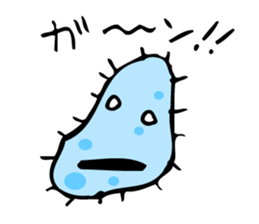 Mr. slipper animalcule and Miss.Euglena sticker #3004201