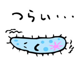 Mr. slipper animalcule and Miss.Euglena sticker #3004202