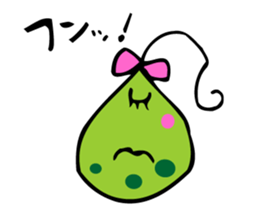 Mr. slipper animalcule and Miss.Euglena sticker #3004206