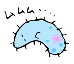 Mr. slipper animalcule and Miss.Euglena sticker #3004209