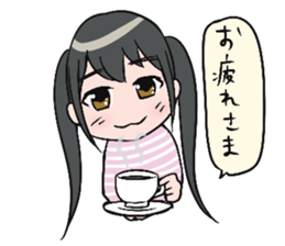 Dark girl A certain girl's every day sticker #3005143