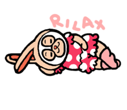 Fashionable rabbit Popo sticker #3005252