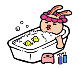 Fashionable rabbit Popo sticker #3005255