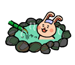 Fashionable rabbit Popo sticker #3005256