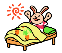 Fashionable rabbit Popo sticker #3005257