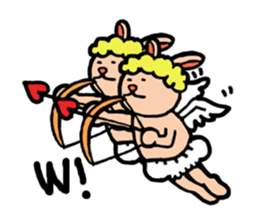 Fashionable rabbit Popo sticker #3005260