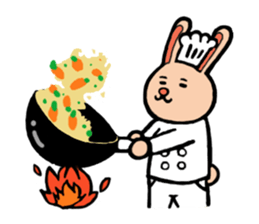 Fashionable rabbit Popo sticker #3005265